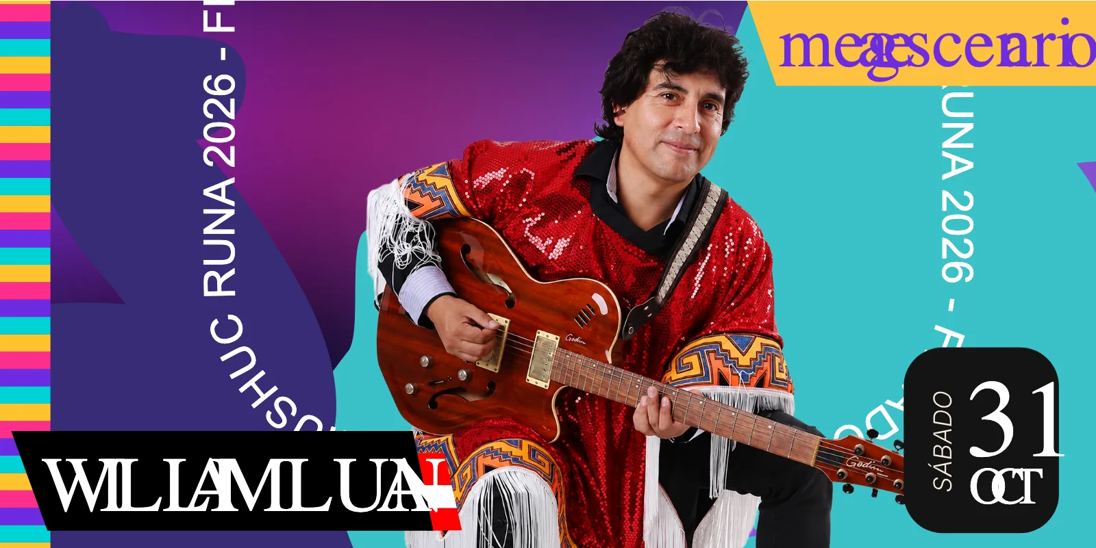 Arte oficial de William Luna para Finados Mushuc Runa 2026